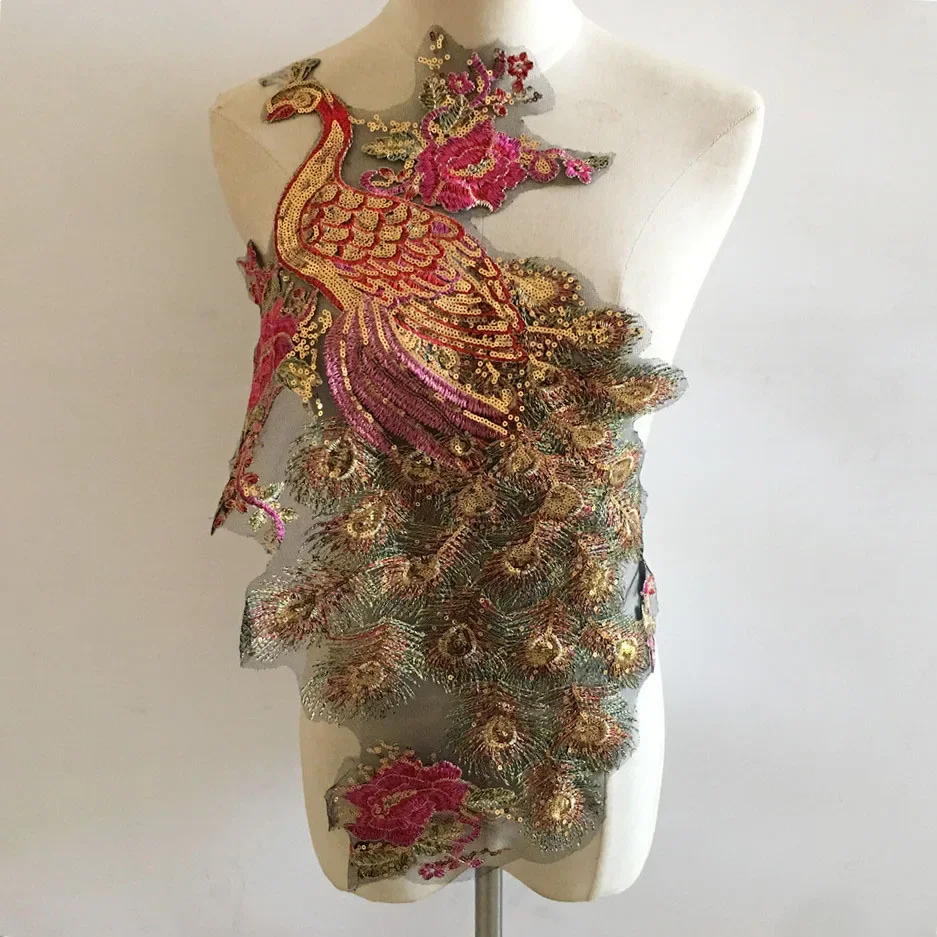 Home Textiles Sale - 공작 깃털 DIY 공예 스팽글 골드