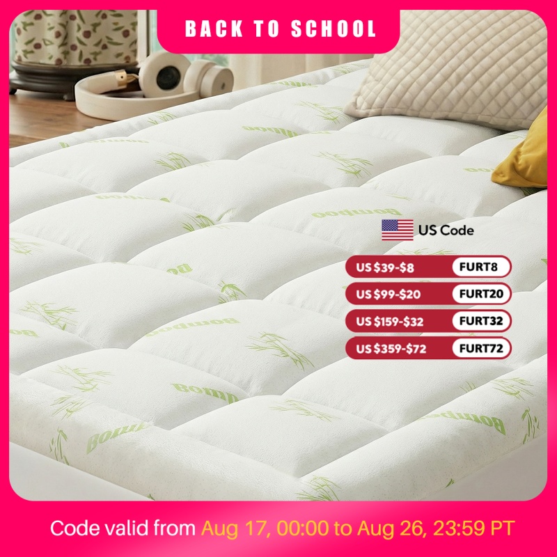 Memory Foam Topper - MCQ 400g 대나무 비스코스 소재의 부드러운