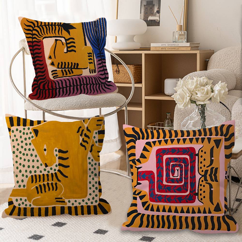 Home Textiles Egypt - 고대 이집트 호랑이 표범 맞춤형 사진