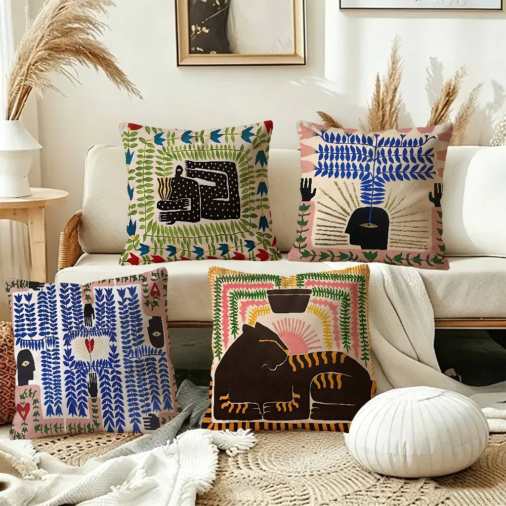 Home Textiles Egypt - 고대 이집트 호랑이 표범 행운의 용