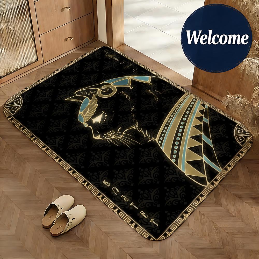 Home Textiles Egypt - 부드러운 플란넬 바닥 매트 아트 이집트