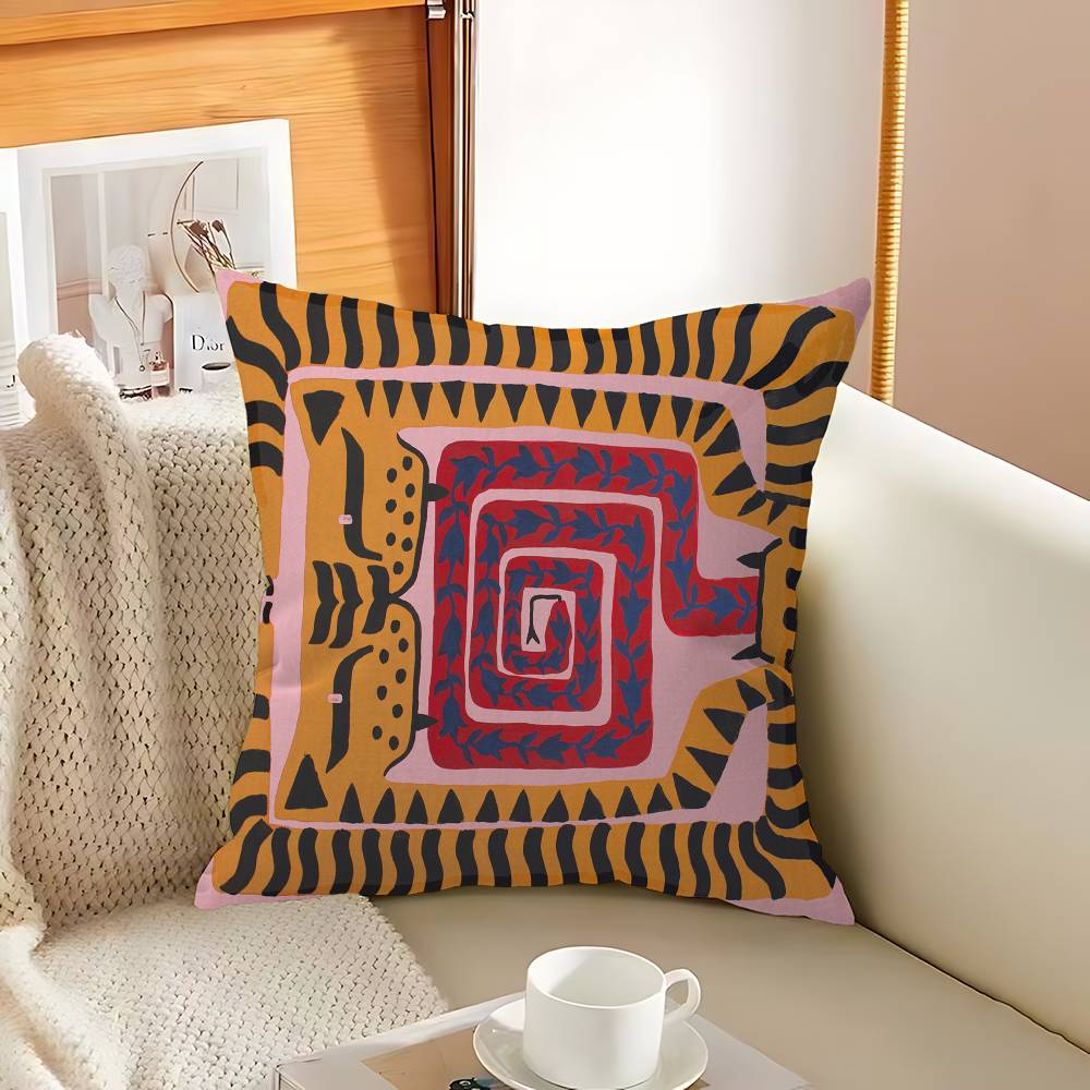 이집트 다채로운 추상 호랑이 쿠션 커버 베개 커버 장식 - Home Textiles Egypt 리뷰 및 가격