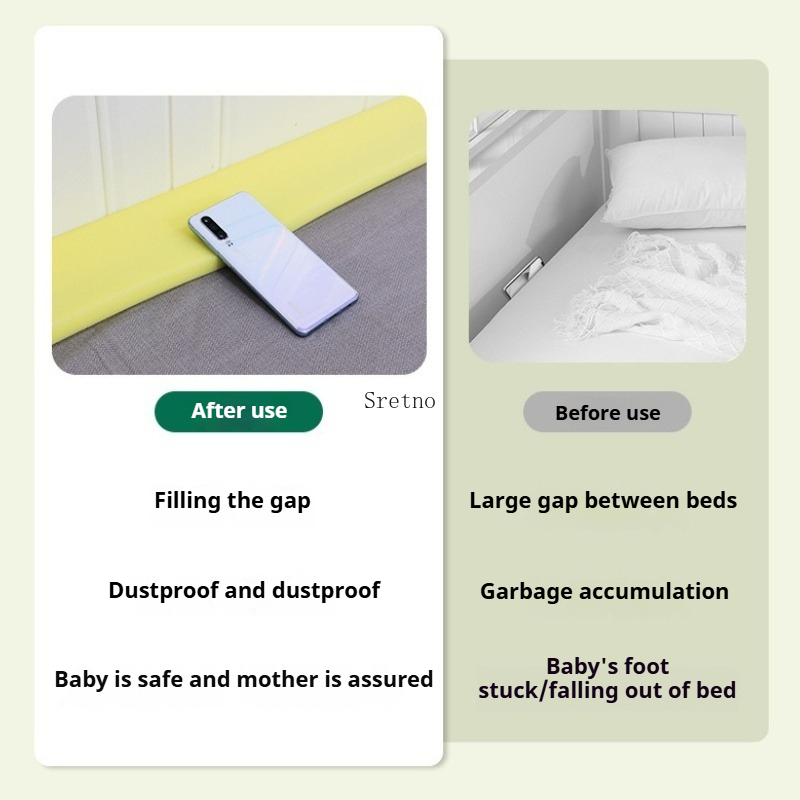 맞춤형 고밀도 침대 틈새 채움 L/T자형 침대 헤드 및 - Memory Foam Topper 리뷰 및 가격