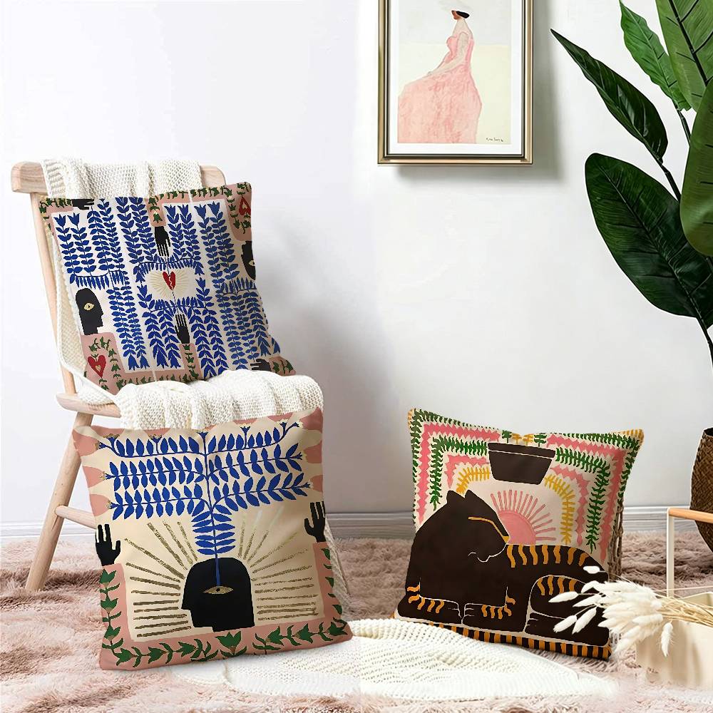 고대 이집트 호랑이 표범 행운의 용 베개 커버 소파 쿠 - Home Textiles Egypt 리뷰 및 가격