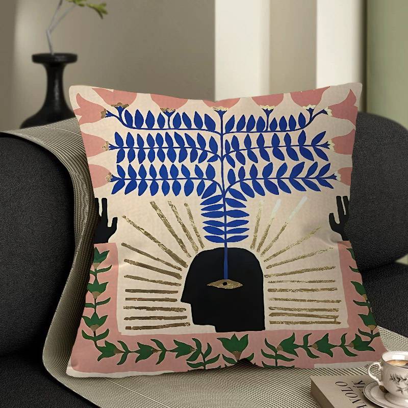 고대 이집트 호랑이 표범 행운의 용 베개 커버 소파 쿠 - Home Textiles Egypt 리뷰 및 가격