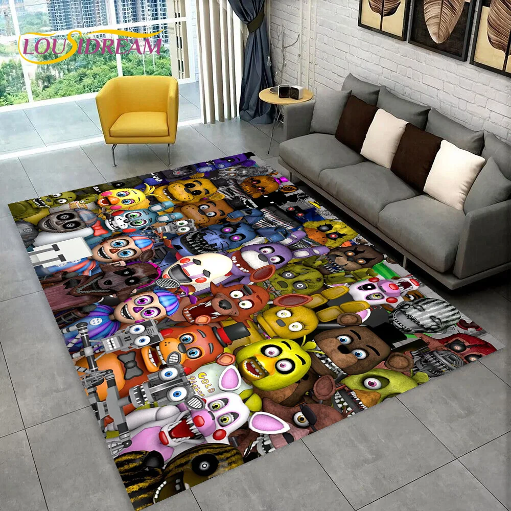공포 게임 FNAF 프레디 영화 카펫 러그, 가정 거실 - Home Textiles Sale 리뷰 및 가격