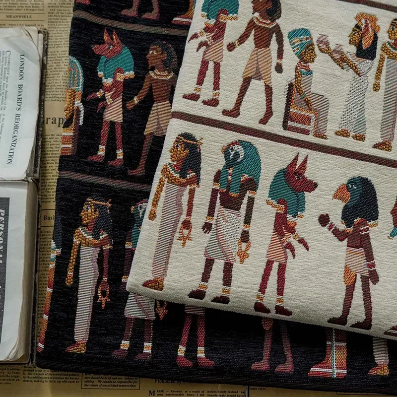 고대 이집트 민족 스타일 원사 염색 자카드 직물 홈 텍 - Home Textiles Egypt 리뷰 및 가격