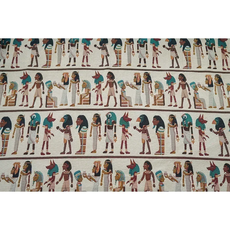 고대 이집트 민족 스타일 원사 염색 자카드 직물 홈 텍 - Home Textiles Egypt 리뷰 및 가격