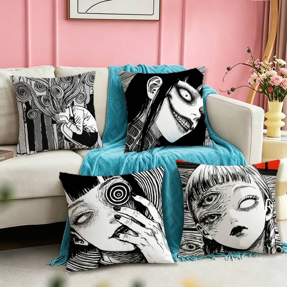 일본의 준지 이토 토미에 스퀘어 양면 인쇄 베개 커버  - Japanese Home Textiles 리뷰 및 가격