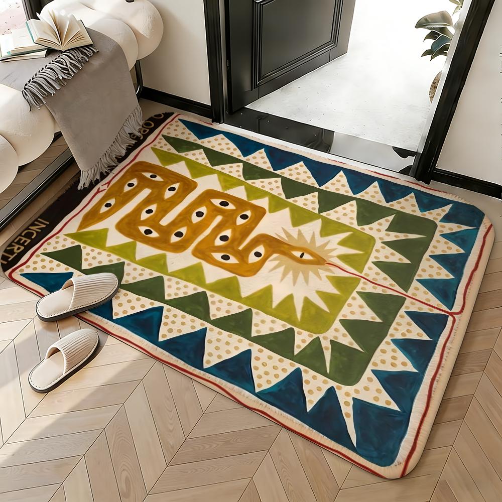 부드러운 흡수성 미끄럼 방지 러그 디자인 고대 이집트  - Home Textiles Egypt 리뷰 및 가격