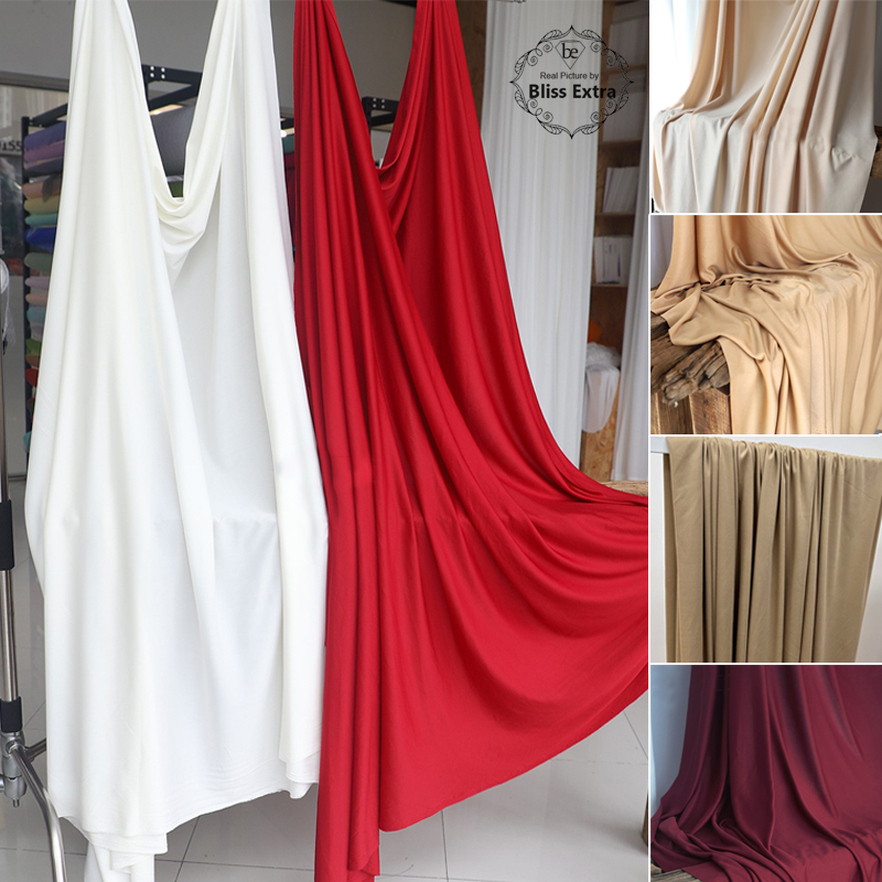 초광폭 니트 원단 부드러운 신축성 있는 저지 커튼 소재 - Home Textiles Curtains 리뷰 및 가격