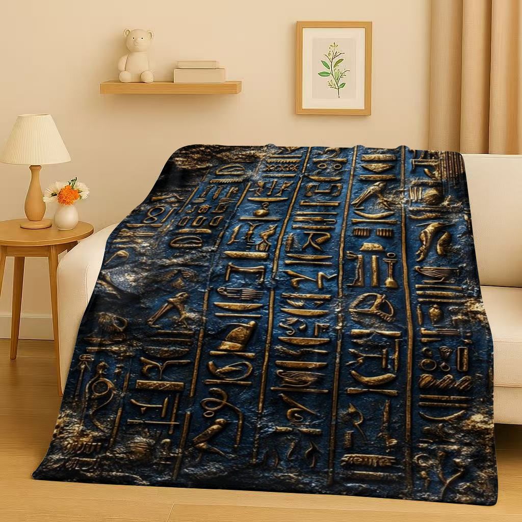 3D 고대 이집트 그림자식 호루스의 눈 플란넬 담요,  - Home Textiles Egypt 리뷰 및 가격